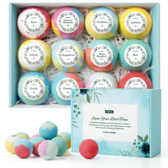 ZenBombs assorted fragrances bath bombs show variety for relaxing soak and mood uplift