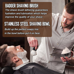 ZENNUTT shaving cream delivers quick lather for a comfortable close shave.