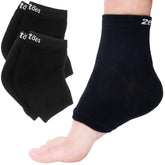 ZenToes moisturizing socks with gel heel sleeves for overnight hydration and repair.