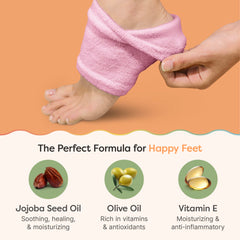 ZenToes moisturizing socks wide width fit image showing extra-room comfort.