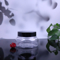 Zentriqlla clear body-scrub containers highlight contents, easy selection for your routine.