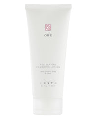 Zents Ore lotion bottle front view for everyday moisturization and radiant skin