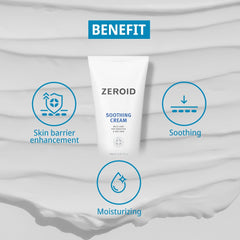 ZEROID Defensamide barrier graphic illustrating barrier-supporting benefits