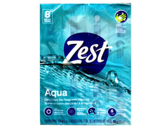 Zest Aqua Bar Soap lather-foamy shows rich bubbly foam for quick cleanse