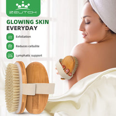 Zeutch face brush set shows soft fibers for gentle cleansing and makeup removal.