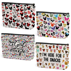 ZHAMEN makeup bag linen texture close-up highlights durable travel storage.