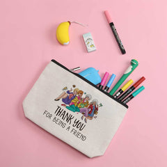 ZHAMEN N makeup bag packaging image suggests a giftable presentation.