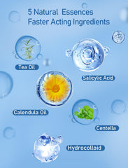ZHAOLIESM star patch closeup adhesion highlights secure, breathable hydrocolloid protection