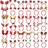 Zhehao Christmas headbands Santa style for festive photo prop and party fun.