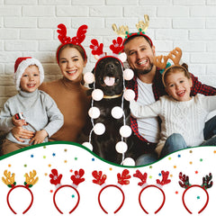 Zhehao Christmas headbands Snowman design is perfect for playful winter gatherings.