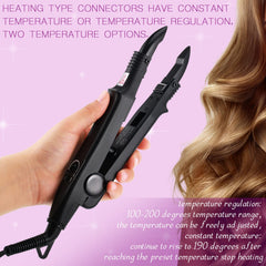 Zhehao heat plate tool showing quick heat up for even bonding during styling