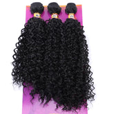 ZHENLISI Afro kinky curly quick weave 16-inch bundle close-up shows natural texture and full volume.