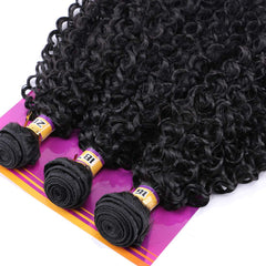 ZHENLISI three-pack quick weave bundles displayed for full-head coverage and affordable styling.