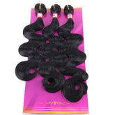 Zhenlisi body-wave synthetic hair weave 16 inch bundle for an affordable full-headed look