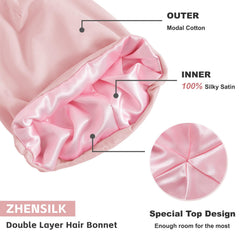 ZHENSILK adjustable buckle demonstrates secure night wear