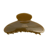 ZHOUMEIWENSP French large hair clip olive-green grips thick hair securely.