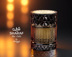 Zimaya Sharaf top notes of pineapple, bergamot, and apple spark anticipation.