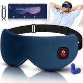 Zinpaza cordless heated eye mask packaging highlights gift-ready design for restful nights.