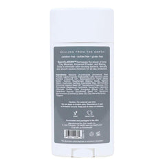Zion Health deodorant being applied with smooth glide-on formula and sandalwood scent.