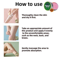 Ziweilianlian Miracle Balm hand-application showing quick absorption and skin comfort