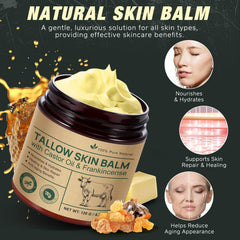 Ingredient spotlight on ZIXBMHYJ Tallow Balm castor oil and frankincense