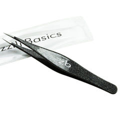 Zizzili Basics ingrown hair tweezers close-up showing precision tips for root-level removal