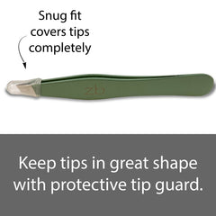 Zizzili Basics hypoallergenic stainless steel tweezers safe for sensitive skin grooming