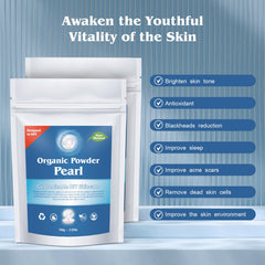 Zlimer Freshwater Pearl Powder dispensing bottle demonstrates easy DIY mixing for treatments.