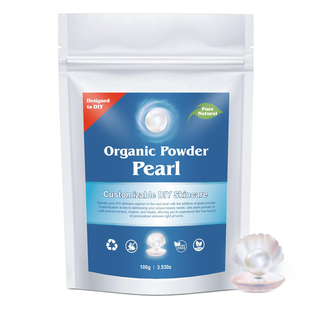Zlimer Freshwater Pearl Powder packaging shows a premium natural skincare ingredient for daily use.