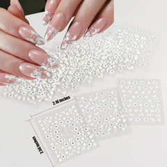 Zoance 3D rhinestones details — adds dimension and sparkle to nails with self-adhesive decals.