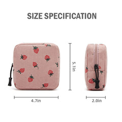 ZOEMTIU mini cosmetic bag anti-slip zipper keeps items secure during travel.