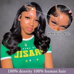 Zojj bob wig shows soft body wave texture with lightweight, breathable comfort.
