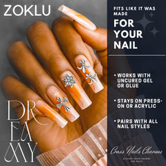 ZOKLU durable acrylic and alloy cross charms withstand repeated use.