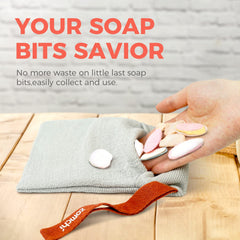 ZOMCHI soap pouch nylon fiber durability keeps its shape through repeated use