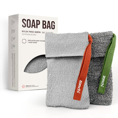 ZOMCHI soap pouch rough exfoliation demonstrates vigorous scrub for dry skin