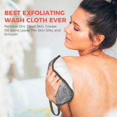ZOMCHI washcloth soft side gentle cleansing on sensitive skin