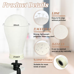 ZOMOI wig caps set provides convenient practice coverage for wigs.