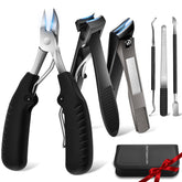 Cortauñas Zonku con hoja-curvada-afilada para uñas gruesas, cortes precisos.