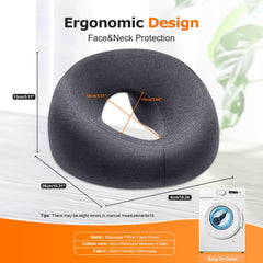 Zonngoo Face Down Pillow uses memory foam for contouring comfort and support