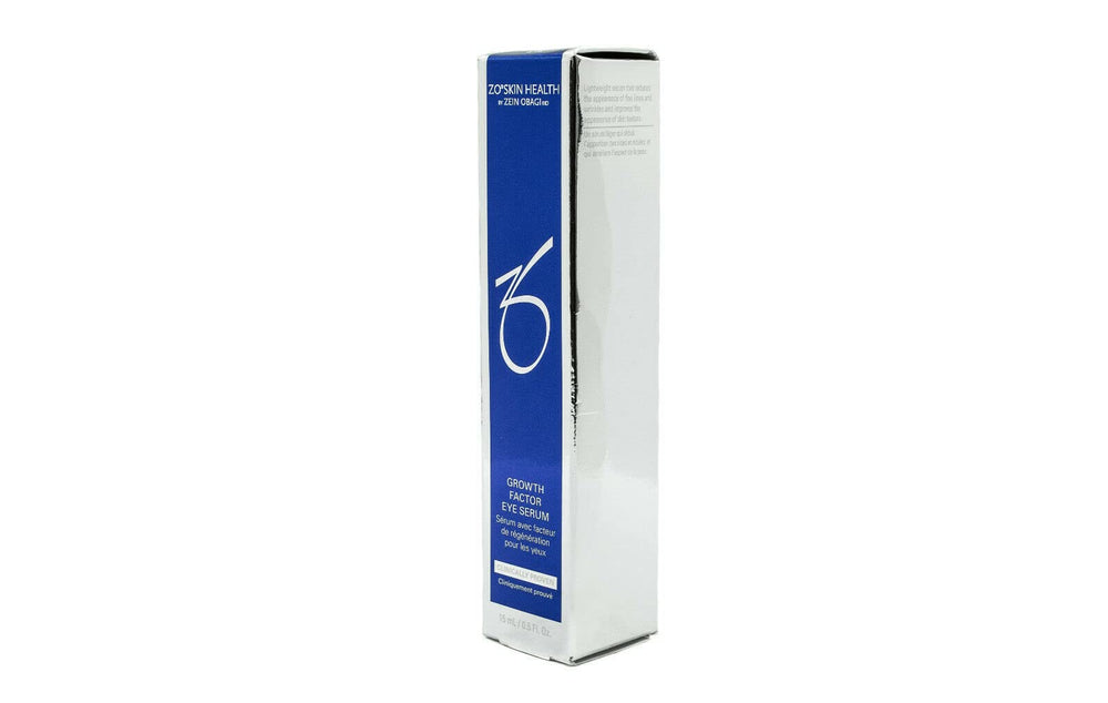 ZOSH Growth Factor Eye Serum bottle offers anti-wrinkle eye care.
