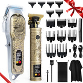 ZUWSUJS professional hair clipper battery display shows power at a glance for uninterrupted grooming