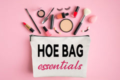 ZUYUROU funny gift pack bag open interior reveals roomy cosmetics stash.