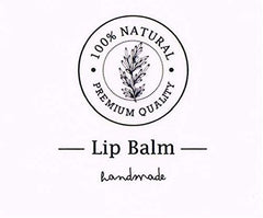 ZZYBIA clear lipbalm label style b showcases transparent finish for branded kits