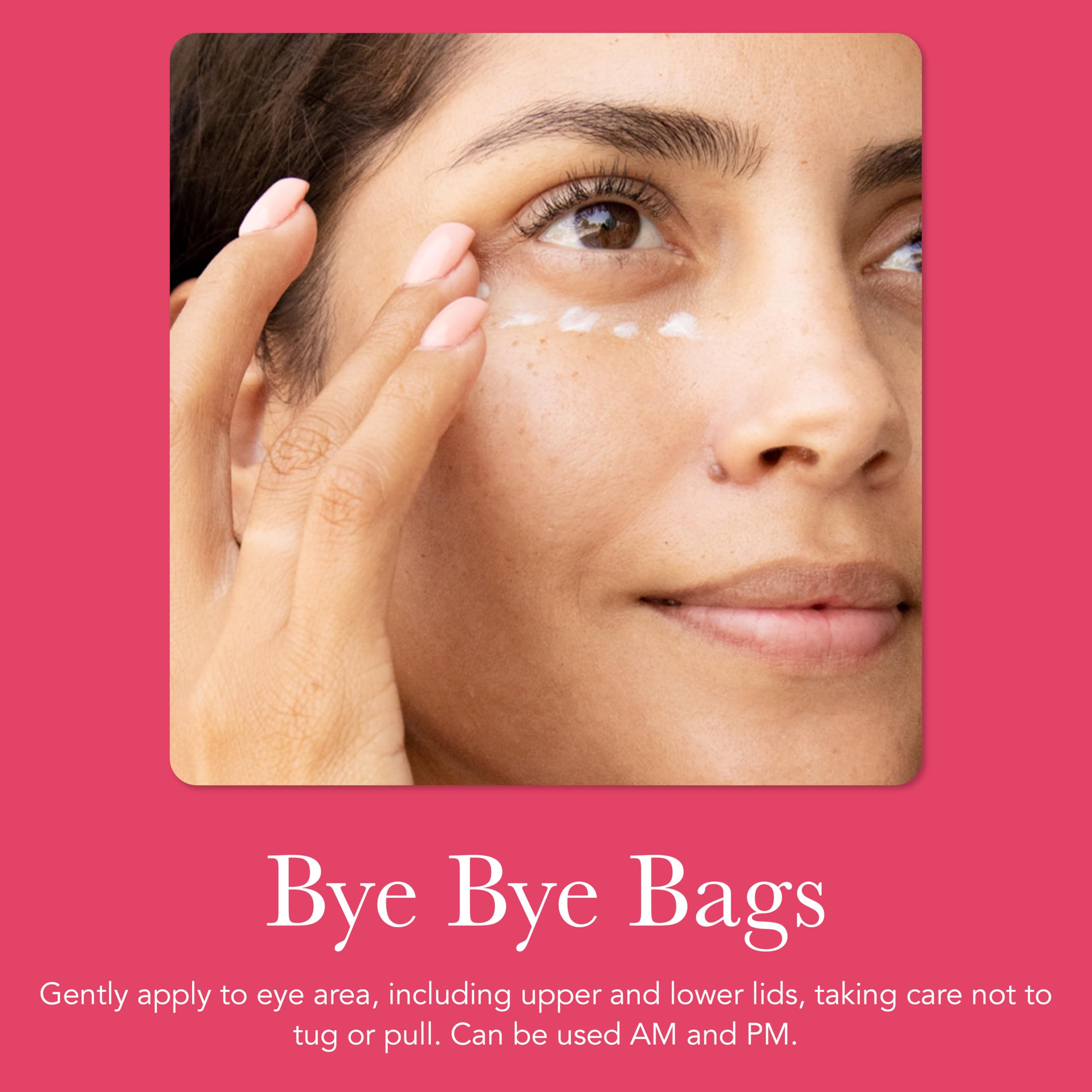 100% PURE aloe and rose hydrosol hydration around the eyes