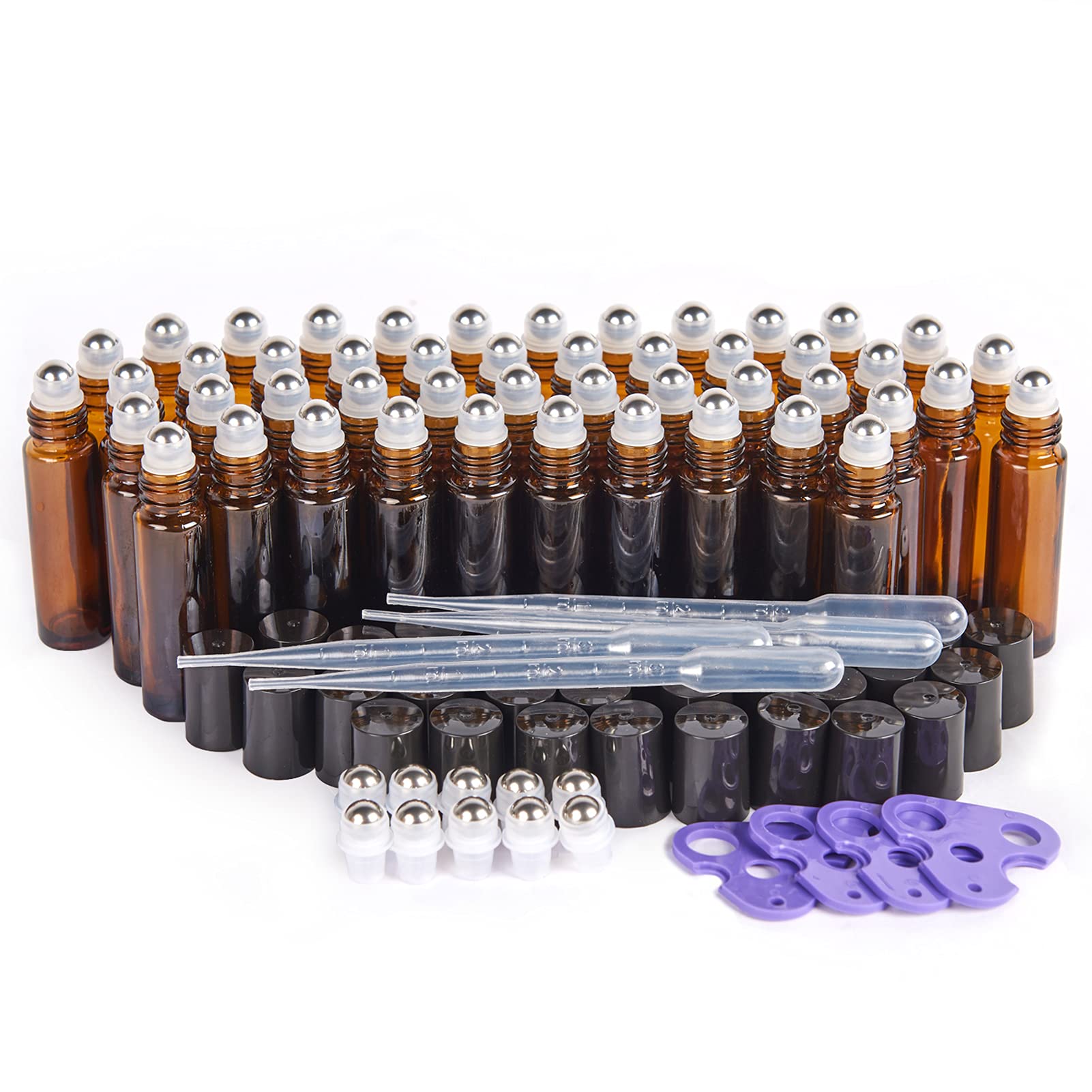 11 Hoa Kinh amber roller bottle 10ml pack shielding oils from UV for longer freshness.