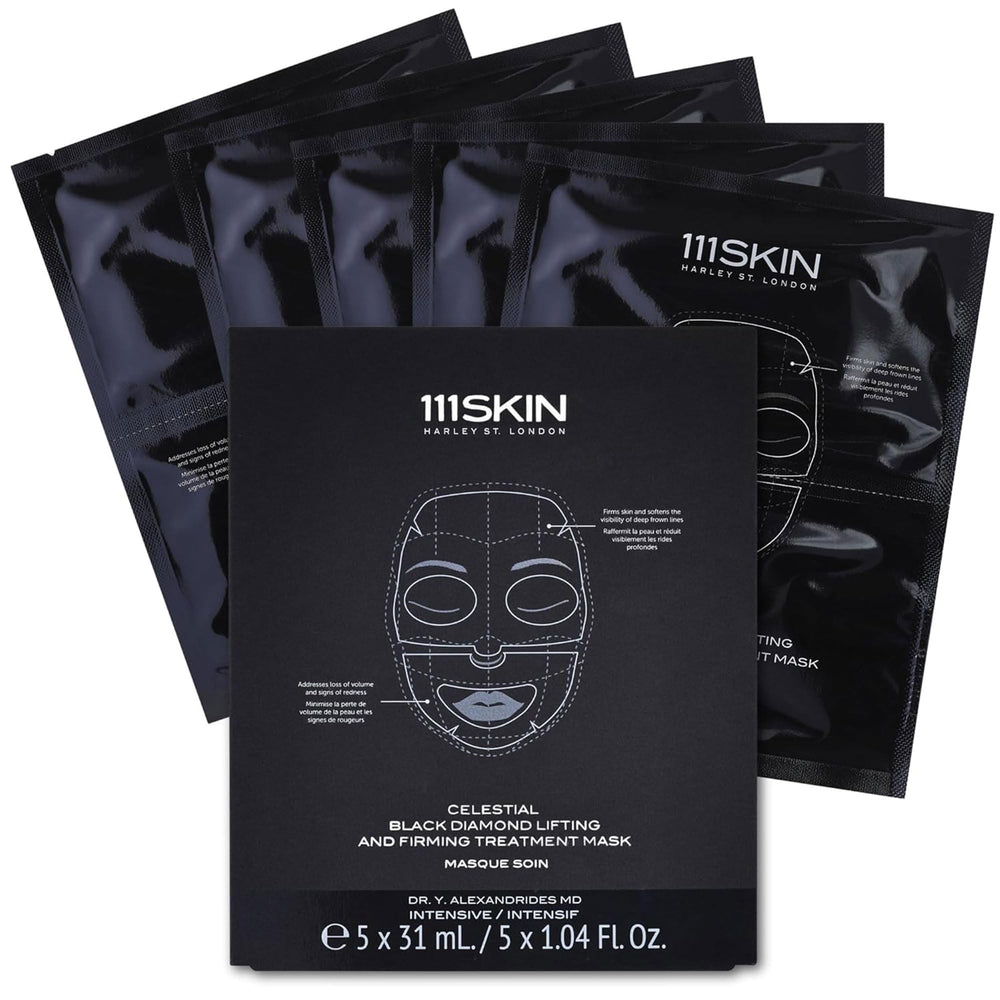 111SKIN Celestial Black Diamond upper-section closeup for smoother-looking frown lines