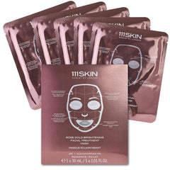 111SKIN Rose Gold Brightening Mask pack closeup for radiant glow