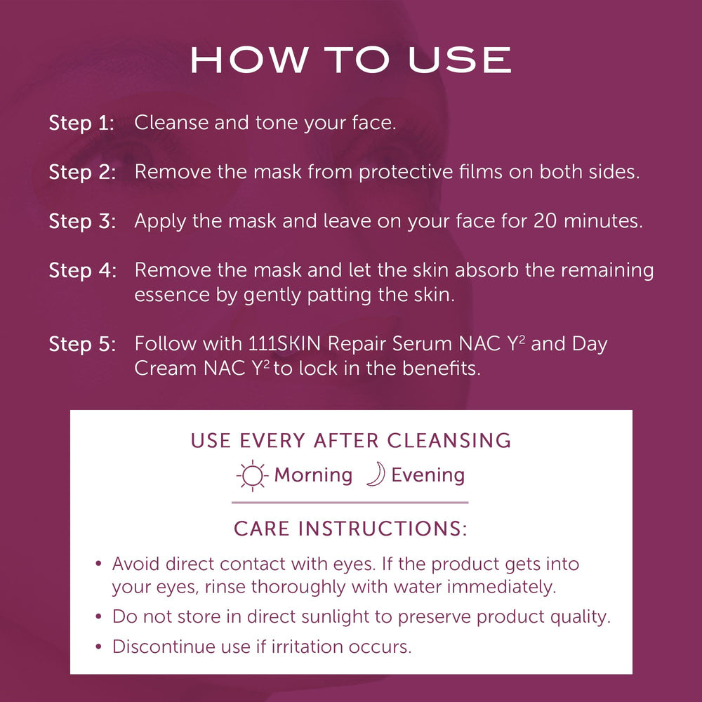 111SKIN Theorem 20-minute-use image depicting quick, spa-like treatment