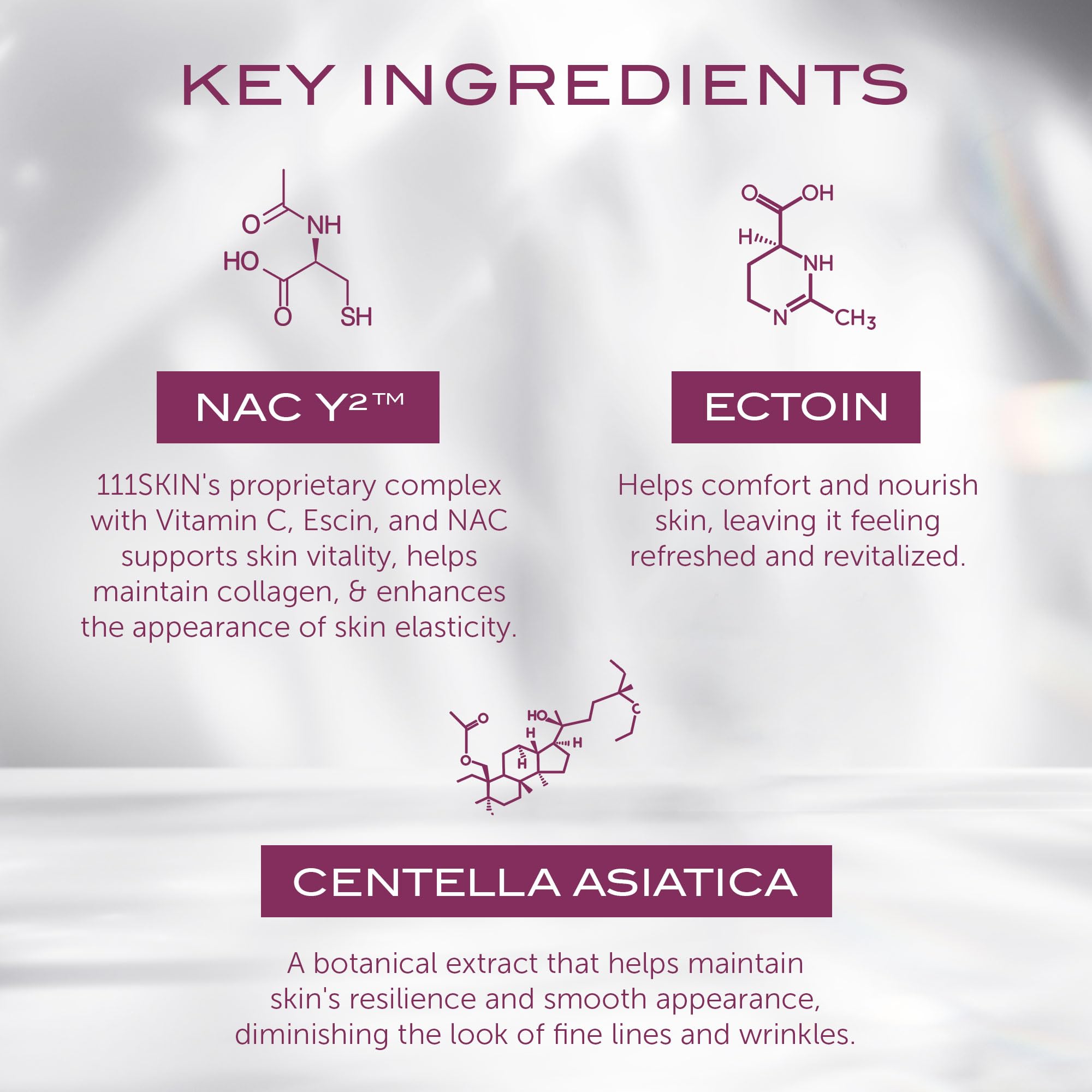111SKIN Y Theorem hydration glow visual suggests enhanced moisture for luminous skin