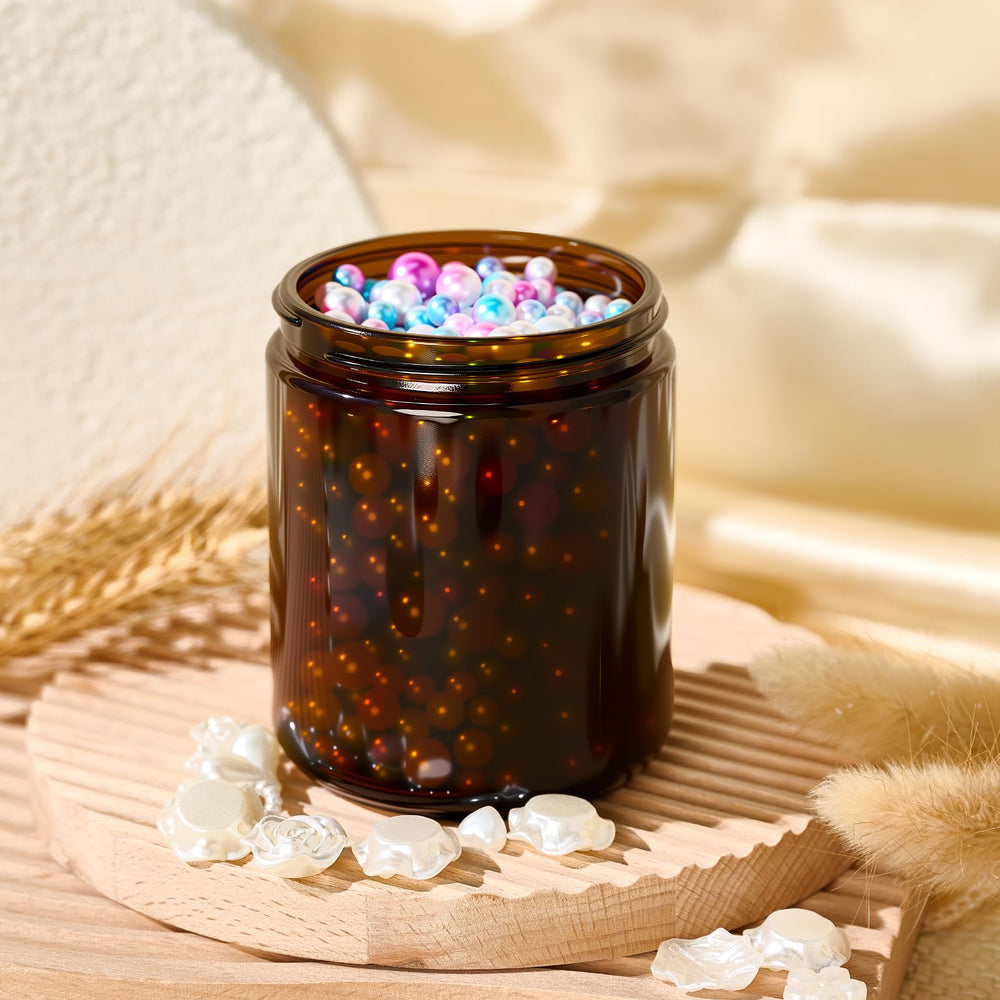 11 Hoa Kinh compact 8oz amber jar fits in cabinets.